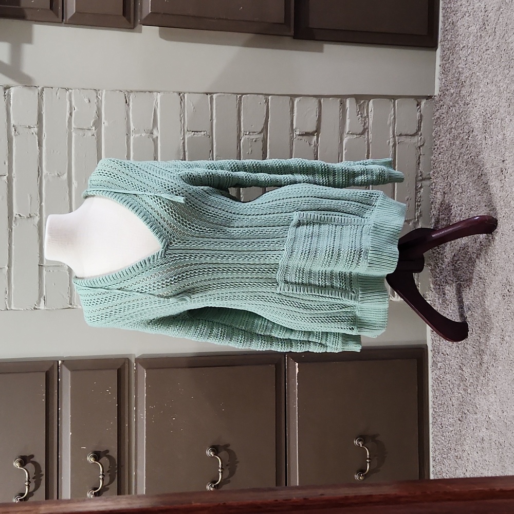 Ruff Hewn Medium Hooded Sweater Green